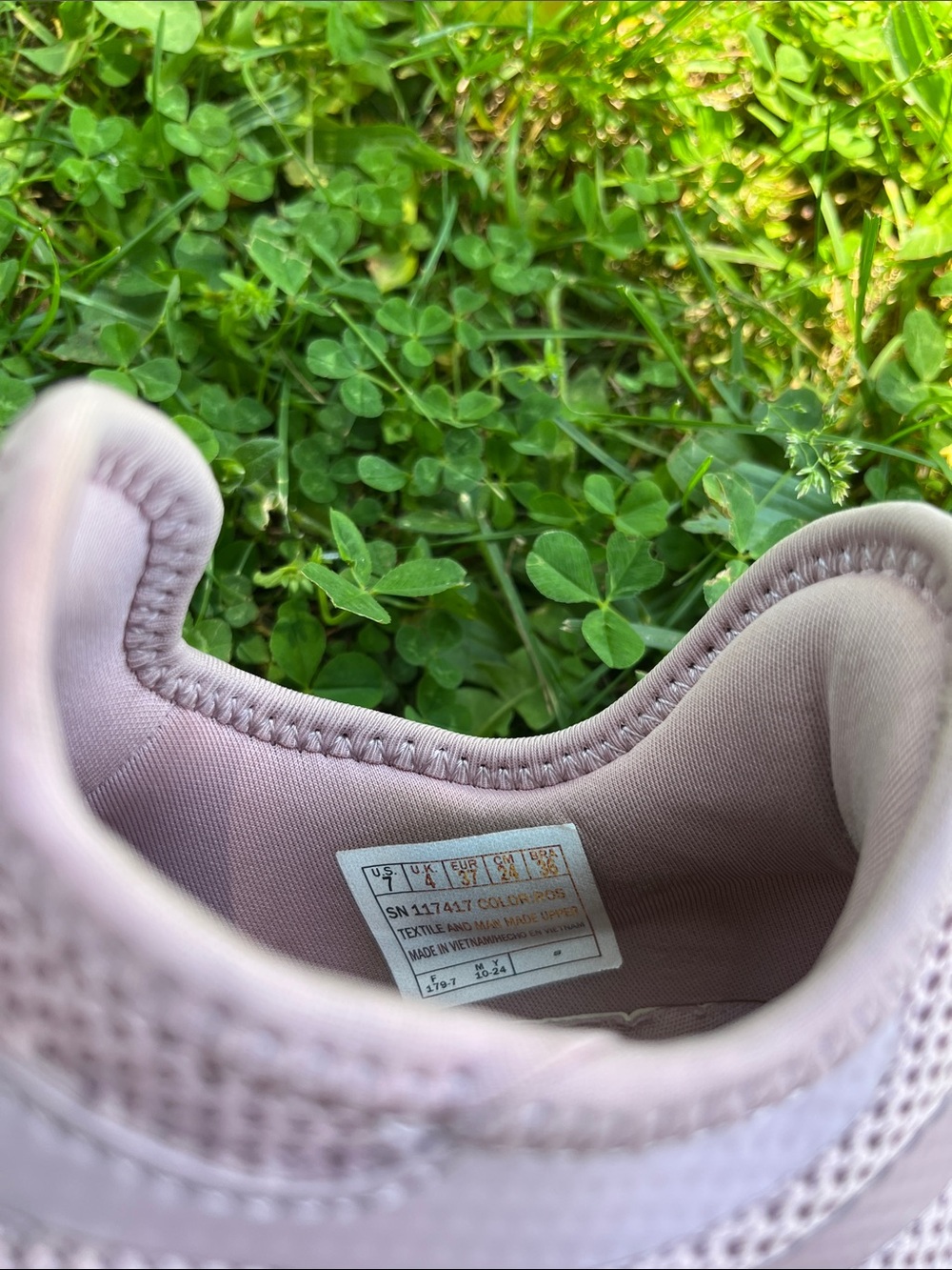 Skechers Women's Blush Pink Knit Lace-Up Sneakers - Picture 4 of 9